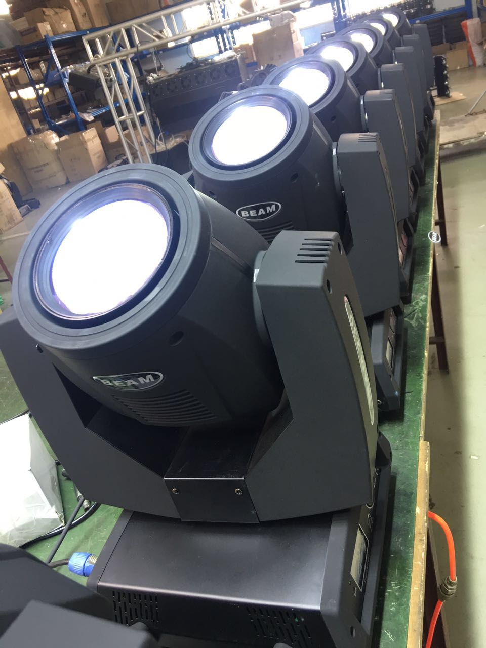 Light beam and moving head light main application?